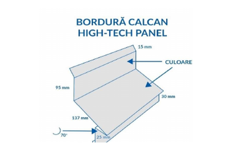Imagine orientativă din catalog pentru produsul Bordură calcan pentru panou