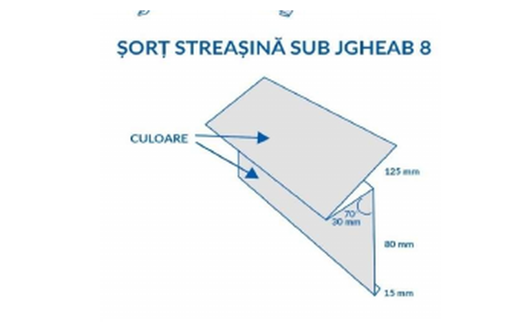 Imagine orientativă din catalog pentru produsul Șorț sub jgheab